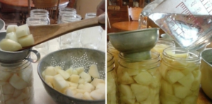 Potatoes in Jars